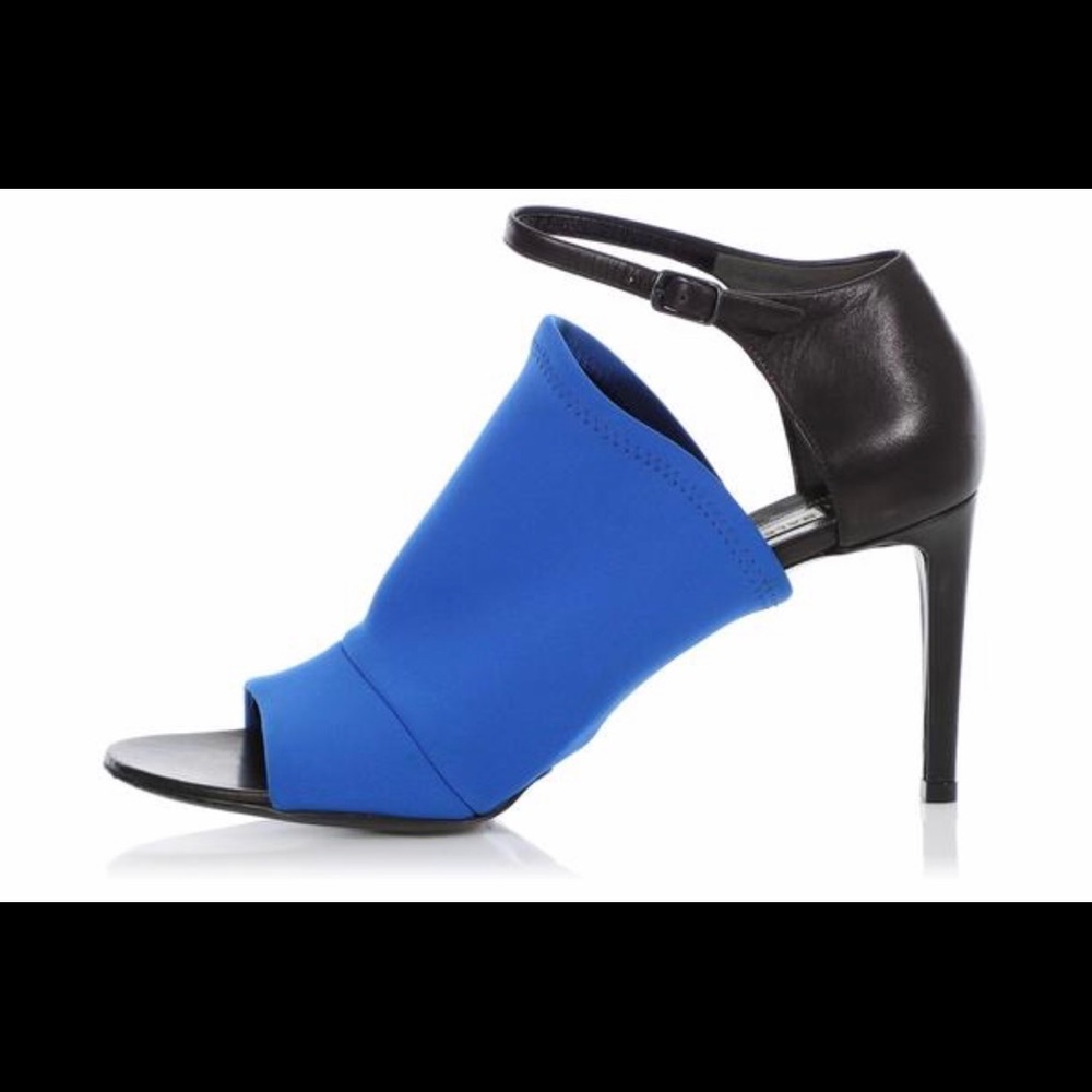 Balenciaga Blue Neoprene Sandals